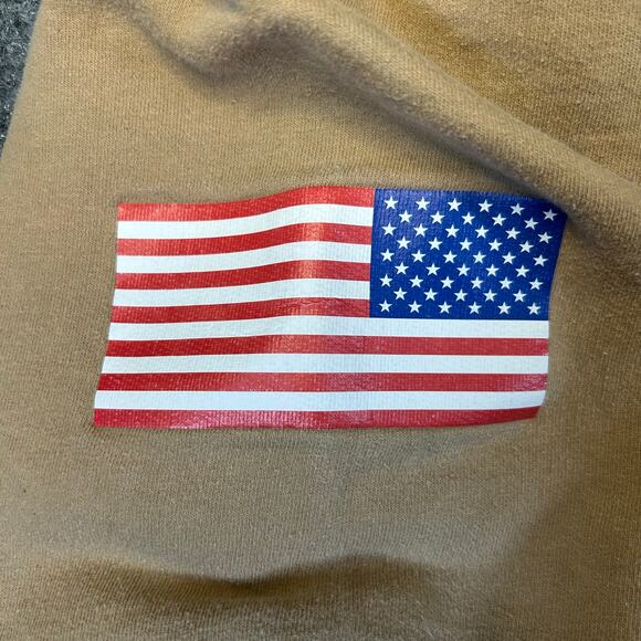 Patriot Provisions Hoodie Handcrafted‎ in USA Large Brown - Picture 4 of 9